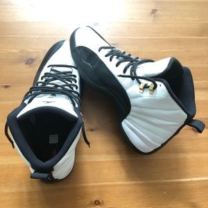Black and White Jordan 12